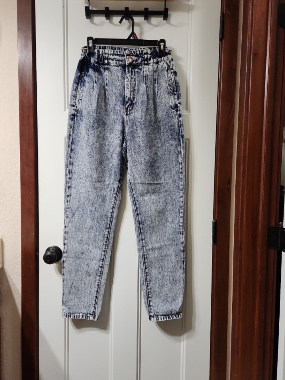 New Bohme Acid-Wash Hi-Waisted Jeans